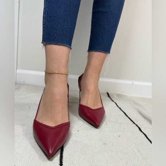 RED Sarah Jessica Parker stiletto Toe Heel - Picture 2 of 6